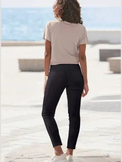 Jegging détails zippés devant