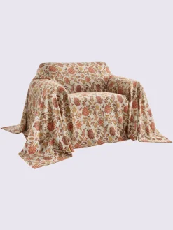 Jeté de fauteuil et jeté de canapé protection fauteuil tissée