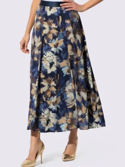 Jupe à panneaux doublure 100% viscose