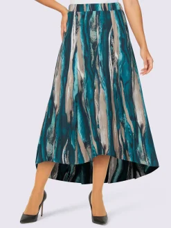 Jupe à panneaux pure viscose