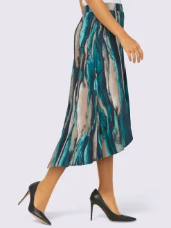 Jupe à panneaux pure viscose