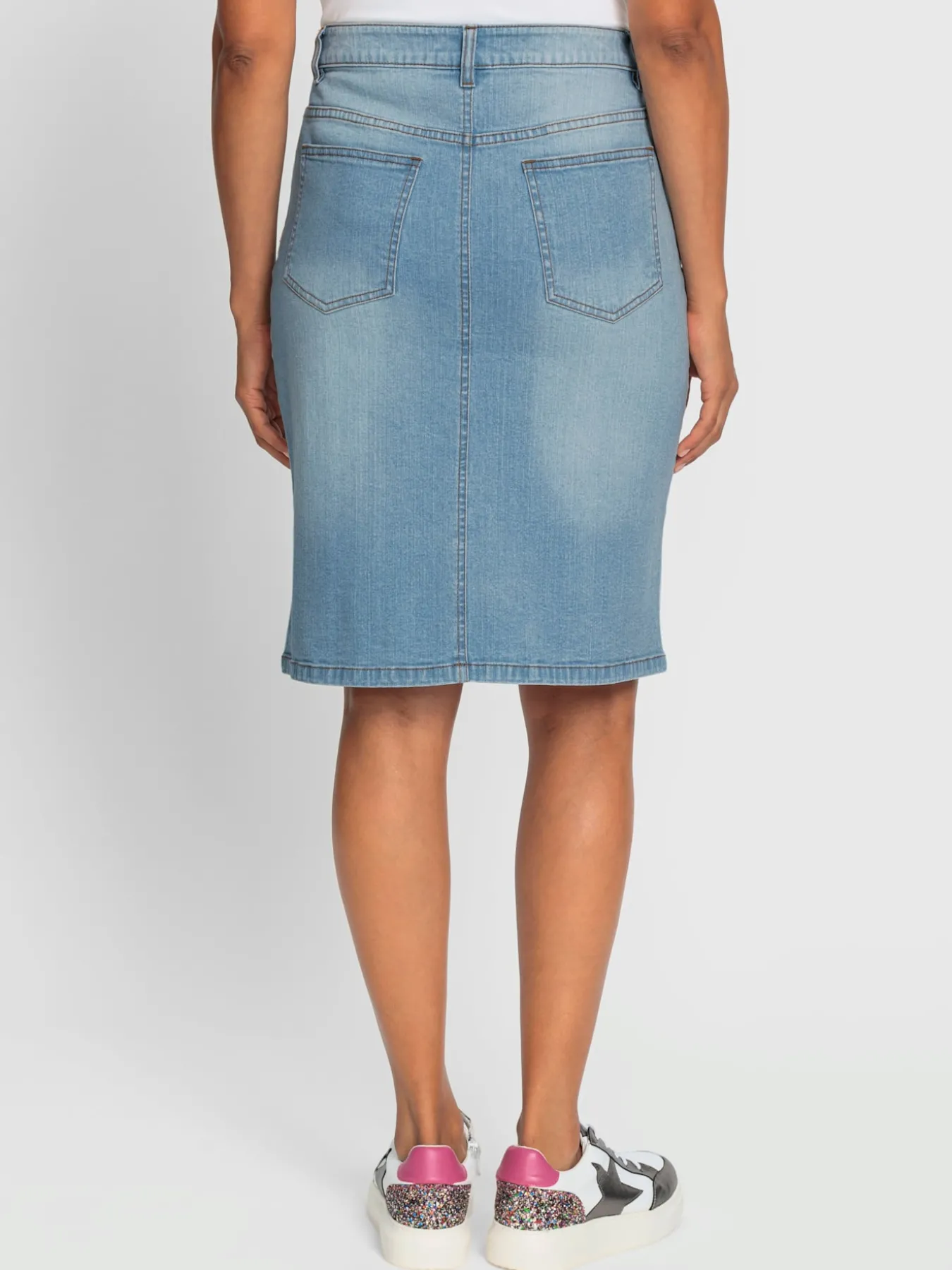 Jupe en jean 99% coton