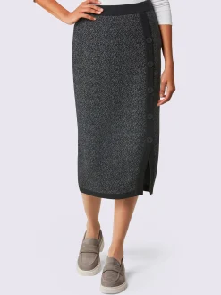Jupe en tricot 40% laine