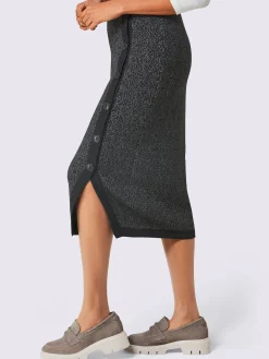 Jupe en tricot 40% laine