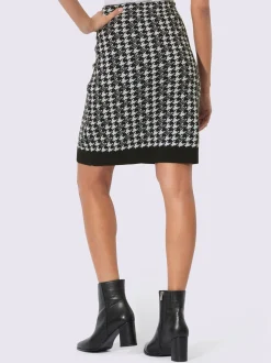 Jupe en tricot 30% laine vierge (mérinos)