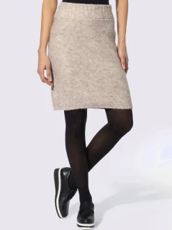 Jupe en tricot coupe confortable