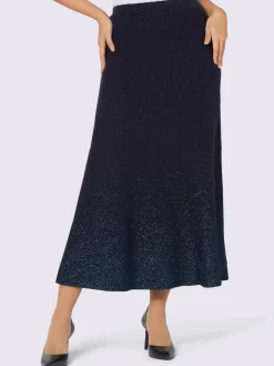 Jupe en tricot coupe évasée