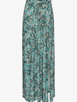 Jupe longue ceinture paperbag tendance