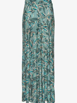 Jupe longue ceinture paperbag tendance