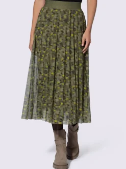 Jupe plissée qualité tissée
