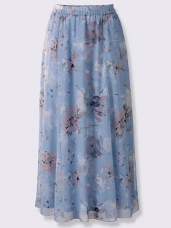 Jupe tissée ceinture élastique confortable