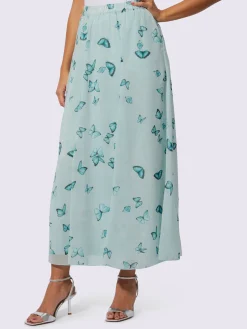 Jupe tissée en polyester recyclé