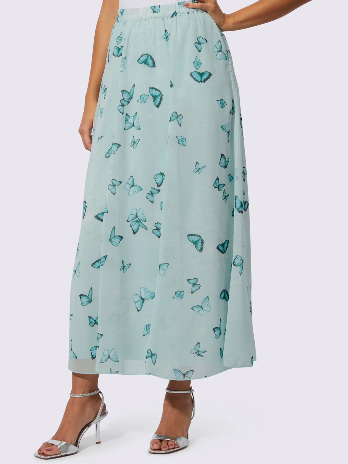 Jupe tissée en polyester recyclé