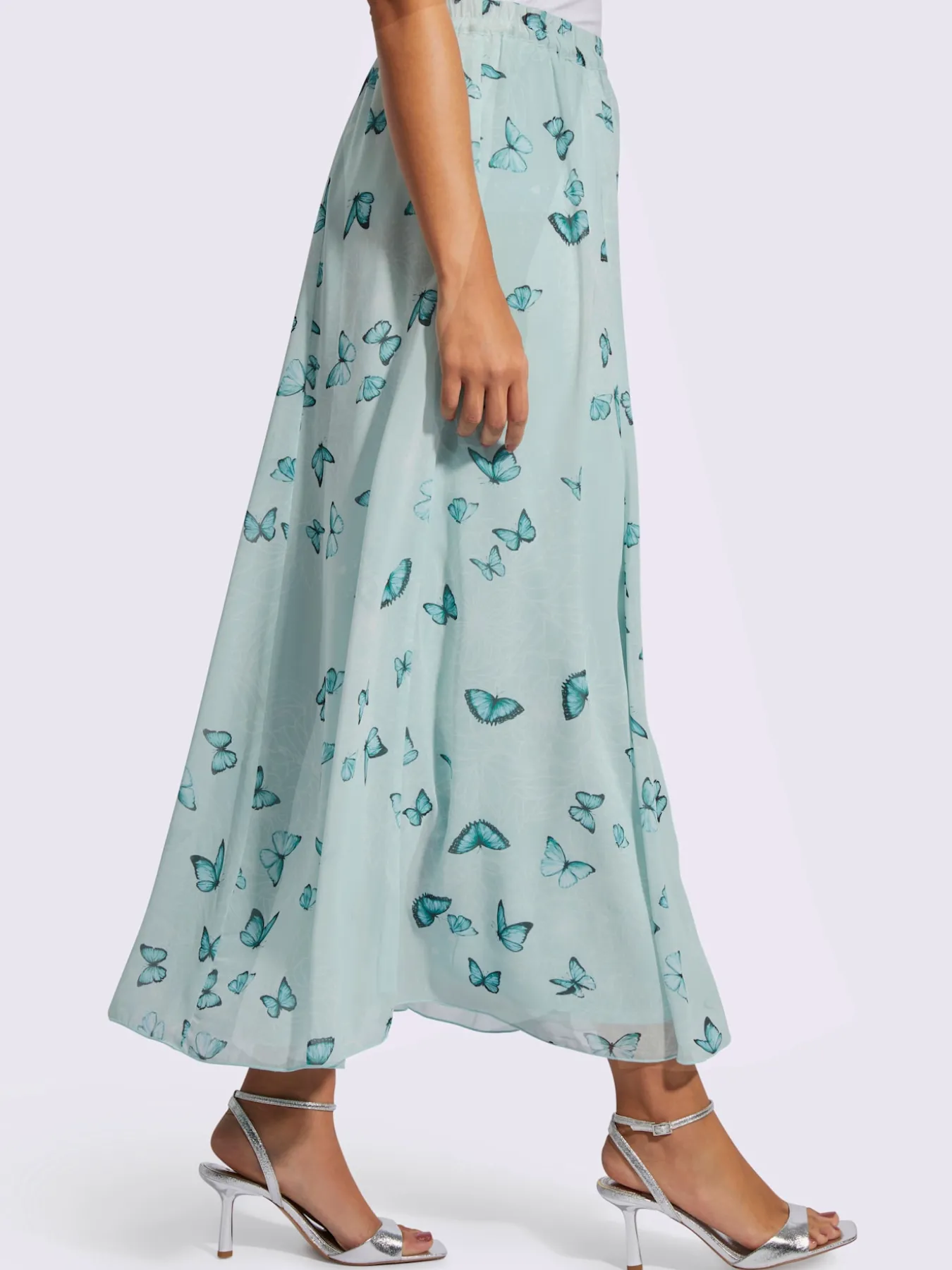 Jupe tissée en polyester recyclé