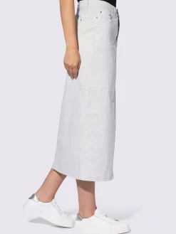 Jupe tissée qualité coton