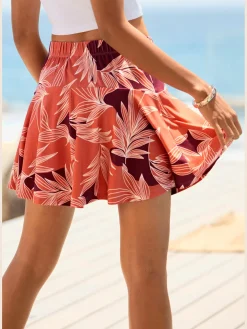 Jupe-culotte ceinture élastique confortable