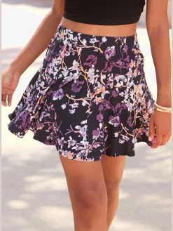 Jupe-culotte ceinture élastique confortable