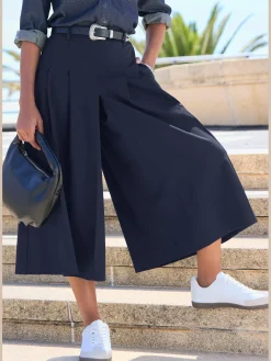 Jupe-culotte élégante longueur 7/8