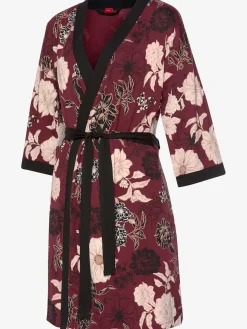 Kimono avec motif floral botanique