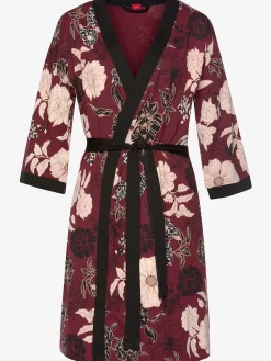 Kimono avec motif floral botanique