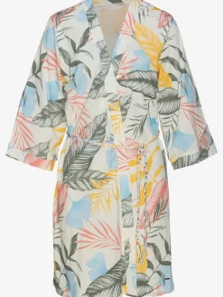 Kimono avec tresses comme ceinture à nouer