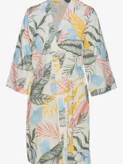 Kimono avec tresses comme ceinture à nouer