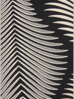 Kimono court avec imprimé palmiers graphique
