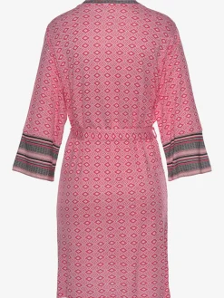 Kimono court avec motif ethnique