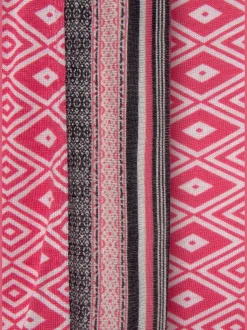 Kimono court avec motif ethnique