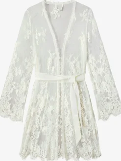 Kimono séduisant légèrement transparent