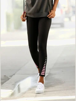 Legging à ceinture élastique
