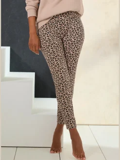 Legging à imprimé léopard