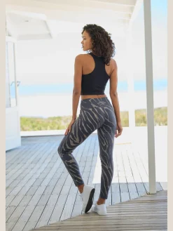 Legging avec motif zèbre