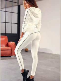 Legging avec passepoil