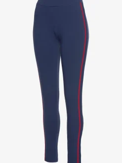 Legging avec rayures latérales contrastées