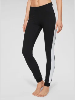 Legging avec rayures latérales contrastées