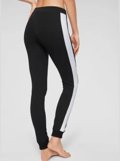 Legging avec rayures latérales contrastées