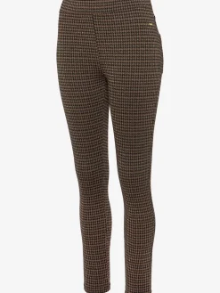 Legging brillant à carreaux