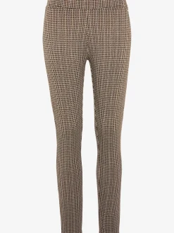 Legging caleçon ajouré à petits carreaux pepita