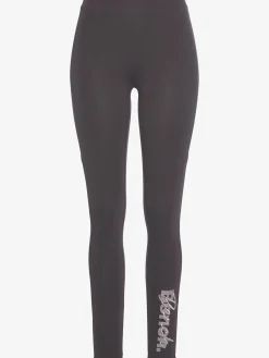 Legging caleçon avec imprimé et broderie