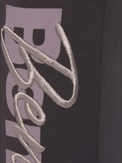 Legging caleçon avec imprimé et broderie