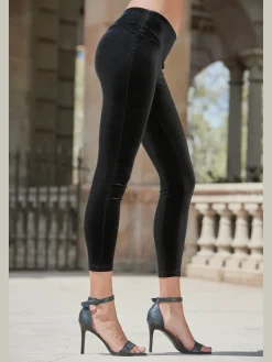 Legging caleçon brillant basique