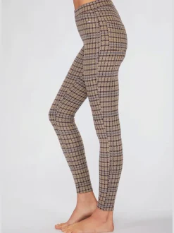 Legging caleçon mode avec motif pied-de-poule coloré