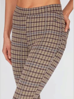 Legging caleçon mode avec motif pied-de-poule coloré