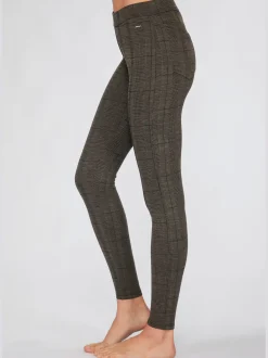 Legging caleçon tendance à carreaux