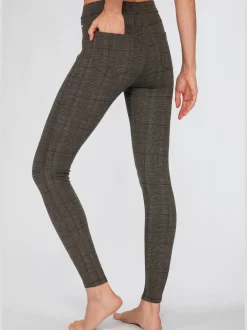 Legging caleçon tendance à carreaux