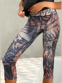 Legging corsaire caleçon court avec imprimé