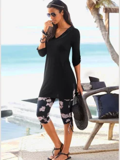 Legging corsaire legging en jersey confortable