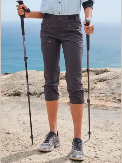 Legging corsaire pantalon de randonnée sportif en matière élastique