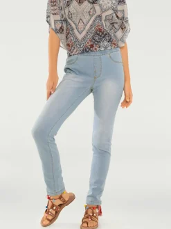 Legging en jean coupe skinny tendance